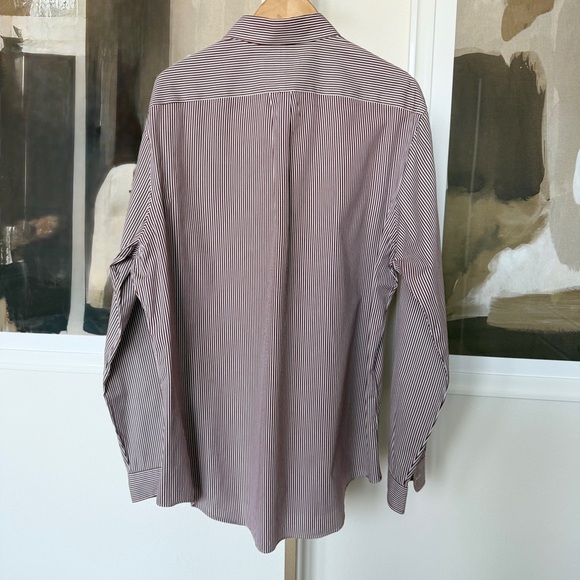 Ralph Lauren Men's XL Red Striped Button-Up Long-Sleeve Shirt Multicolor Casual - Picture 8 of 11